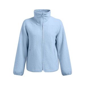 🆕 NWT Under Armour Women's Sky Blue Teddy Jacket
